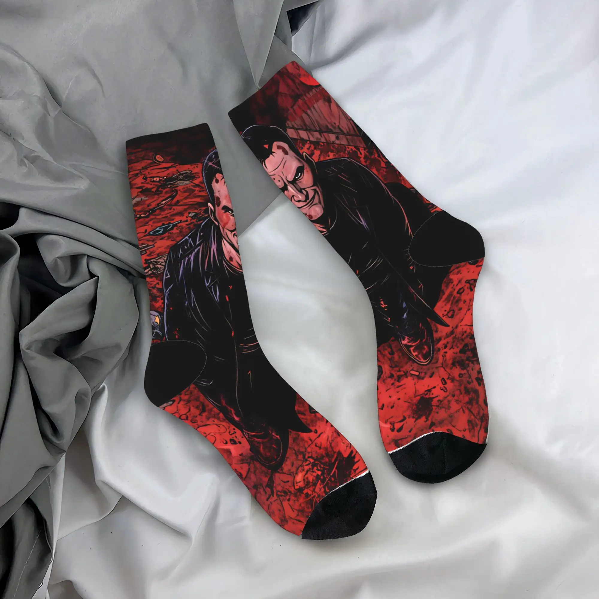 Billy Butcher Socks  Non-Slip Stockings Men Quality Outdoor Sports Socks Winter Fashion Graphic Socks