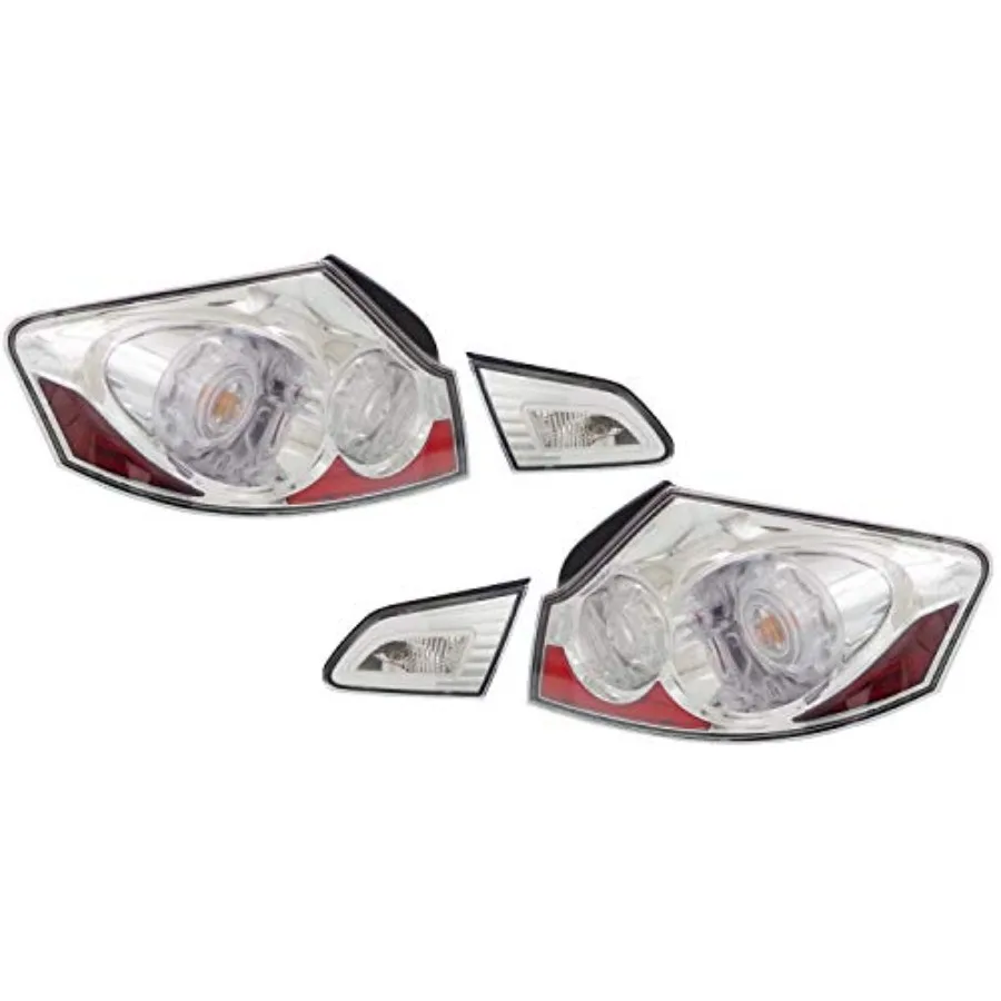 

Tail Light SET Compatible with Infiniti G35 2007-2008 G37 2009-2013 G25 2011-2012 Q40 2015 Halogen With bulb s Driver and Passe
