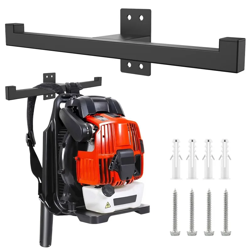 Backpack Leaf Blower Wall Mount Storage Holder Tactical Support Rack For Handheld Chainsaw Garage Tool Organizer