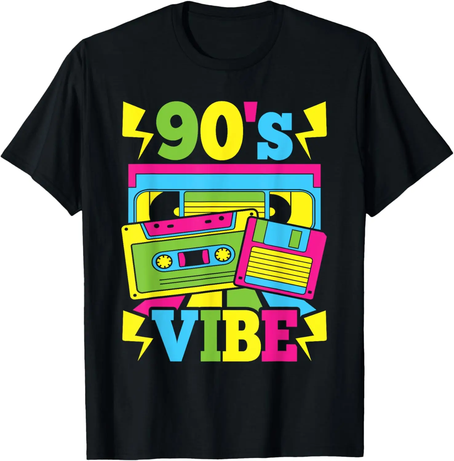 90s Vibe 1990s Costume Theme Party 90s Outfit Men Women Kids T-Shirt