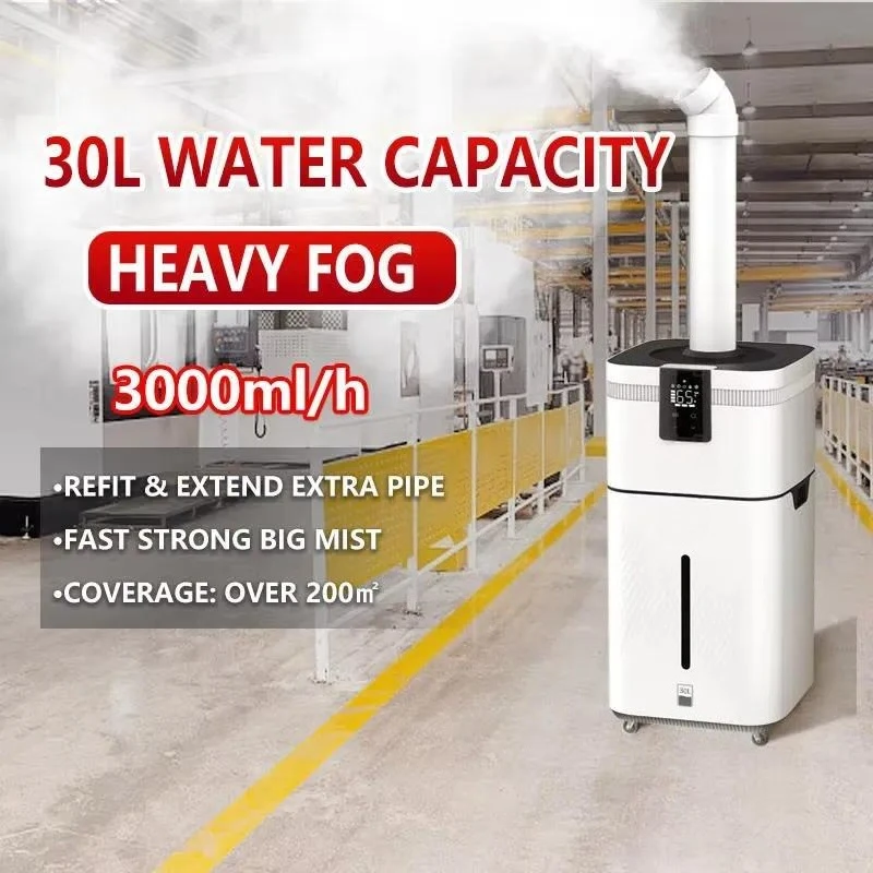For 110V 220V 30L Air Humidifier Home Diffuser Industrial Mist Maker Flavoring Device увлажнитель воздуха Humidificador