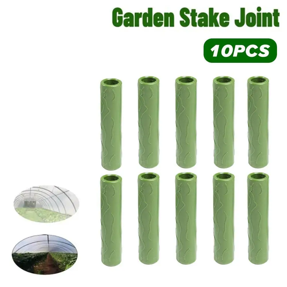 8//20mm Garten pflanzens tütze Verbindungs rohr reben Kletter pflanzen halterung Pfahl verbinder Pfropf stift verbinder