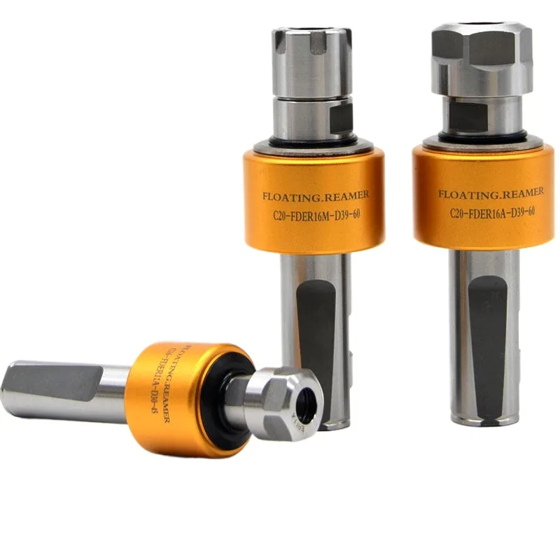 CNC Swiss Lathe Tool Holder High Precision Radial 360 Floating Reamer Holder Auto Return Center Adjustable