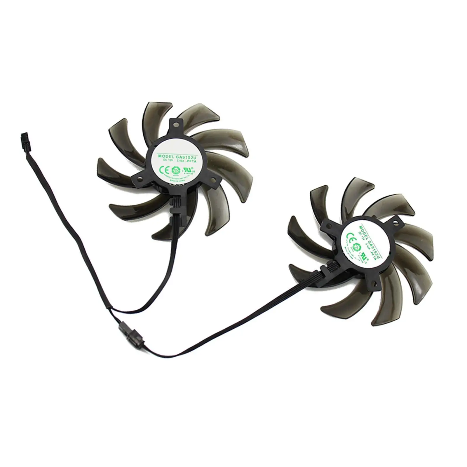 2pcs/set New Computer PC Graphics Card Cooling Fan FDC10H12S9-C GA91S2 GTX