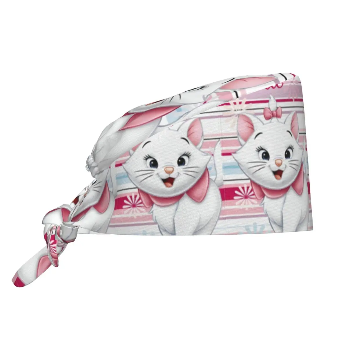 chapeu-de-enfermeira-marie-cat-chapeu-medico-casual-ajustavel-para-mulheres-unissex-bone-de-trabalho-com-amarracao-nas-costas