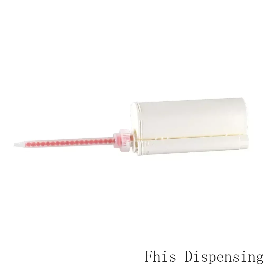 Wegwerp dubbele rubberen cartridge met mengbuis 490 ml 10:1 AB epoxyhars pistool PBT-materiaalcartridge