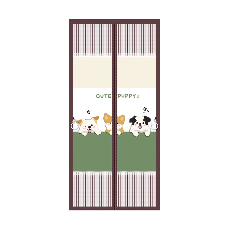 

Privacy curtains Anti-mosquito curtains Rhombic mesh self-adhesive magnetic adsorption without perforated door curtains