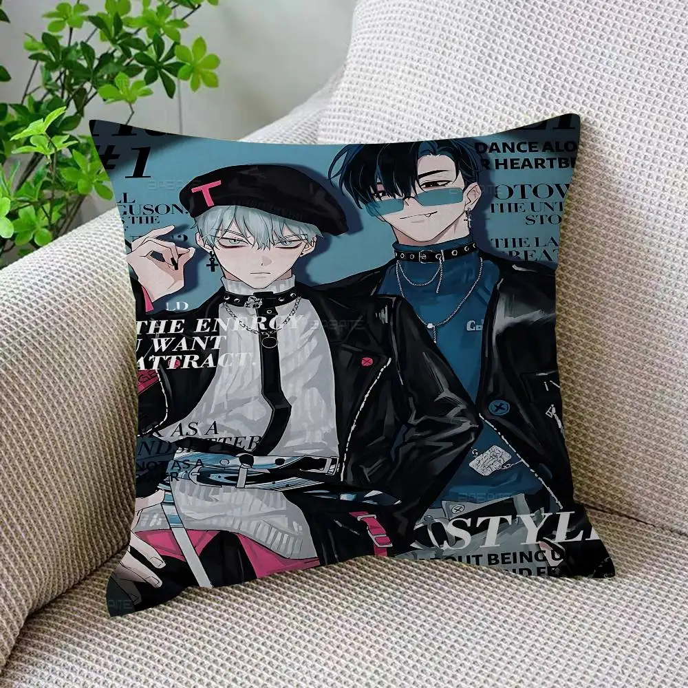 أنيمي ألف غريبة المرحلة إيفان حتى وسادة أنيمي وسادة أريكة سرير رئيس وسادة غطاء غطاء الوسادة 45x45 سم الموضة