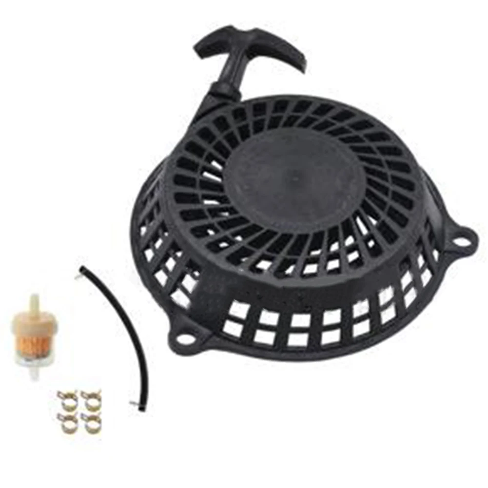 

Starter Kit for Lawn Mowers SC100 SC300E SC500Z Includes Starter Pull Plate Fuel Filter and Clips for Efficient Operation
