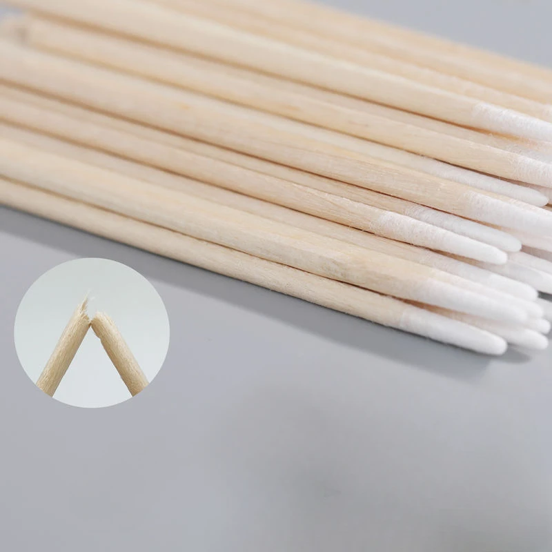 100/300/500Pc Disposable Ultra-small Cotton Swab Brush Lint Free Micro Wood Makeup Brushes Eyelash Extension Glue Removing Tools