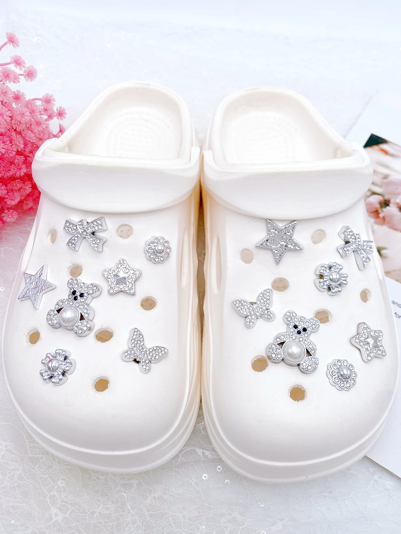 14-piece shoe decoration DIY casual shoe decoration - An interesting and versatile way to personalize your footwear