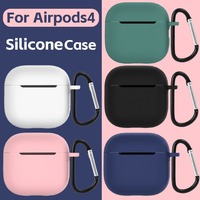 Earphone Case for Airpods 4 Soft Silicone Wireless Headphones Cover Case Protector for Apple Airpods4 Protective Shell Skin Box