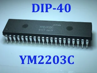 

10pcs YM2203C YM2203 IC DIP-40 Free shipping