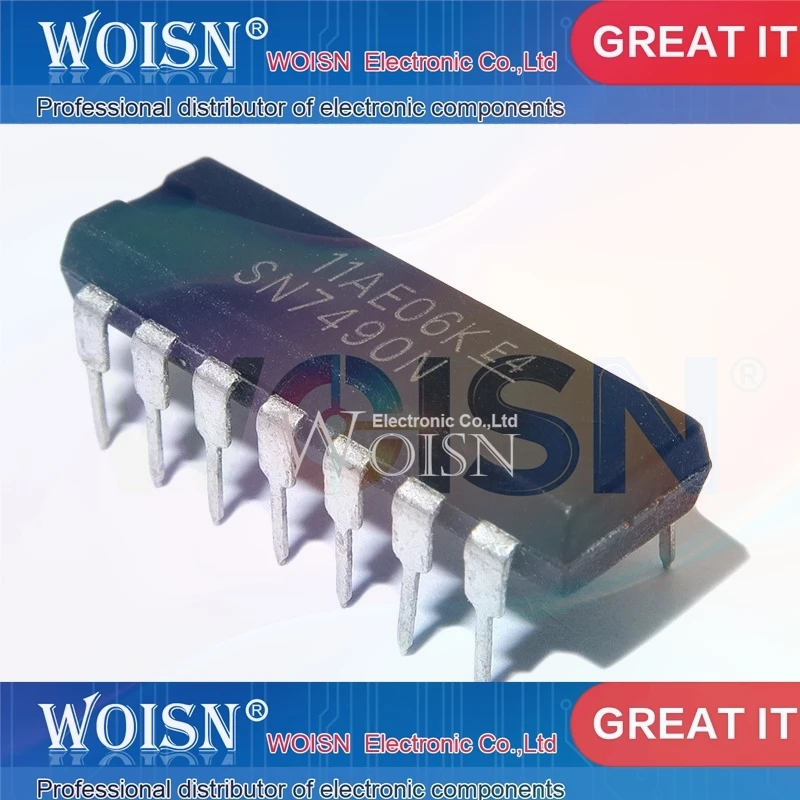 Small Batch 1-5-10pcs SN7490N SN7490  Price discounts Spot supply