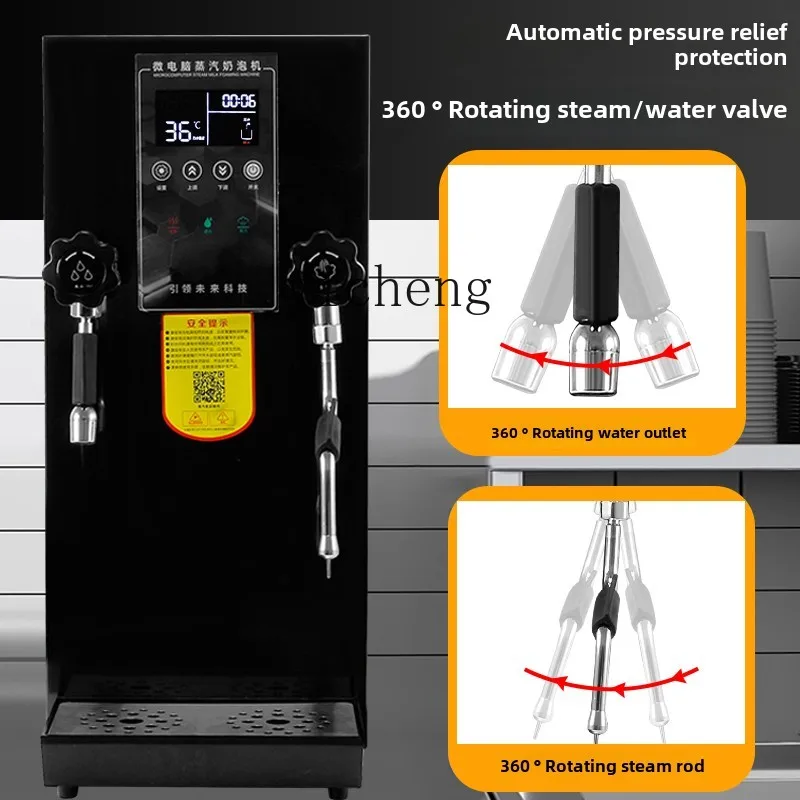 ZK stoommachine voor kokend water Commerciële melkschuimmachine Roestvrije waterkoker Verwarming stoommachine met constante temperatuur