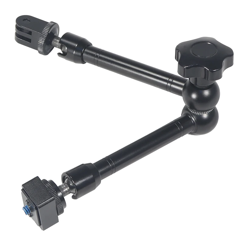 7/11 inch Adjustable Magic Articulated Arm for Gopro/Insta360 for DJI Osmo 360 for Monitor Video Flash Light DSLR Camera Mount