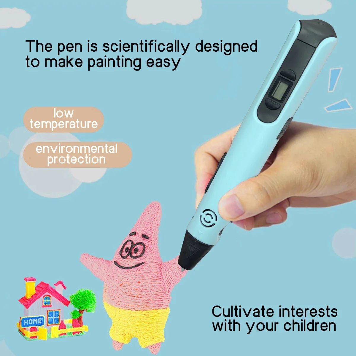 New 3D Printing Pen 9 Meter Pla Environmentally Friendly Filaments Children S Creative Gifts Birthday and New Year Handmade Toys