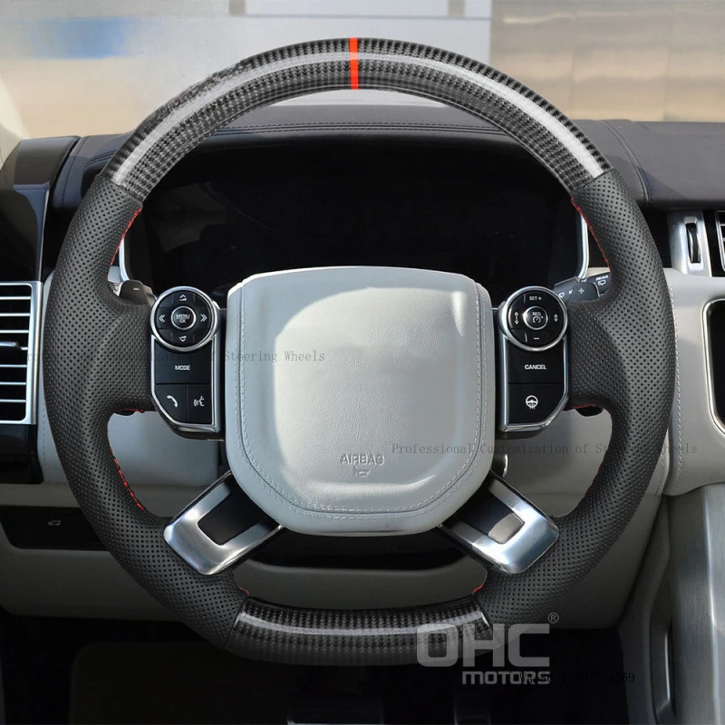 Suitable for Land Rover Range Rover Sport Evoque L551 L405 L560 carbon fiber multifunction steering wheel SUV modification