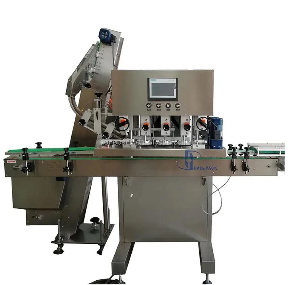 Auger Filler Automatic Salt Spice Powder Bottle Filling Machine Powder Filling Capping Machine