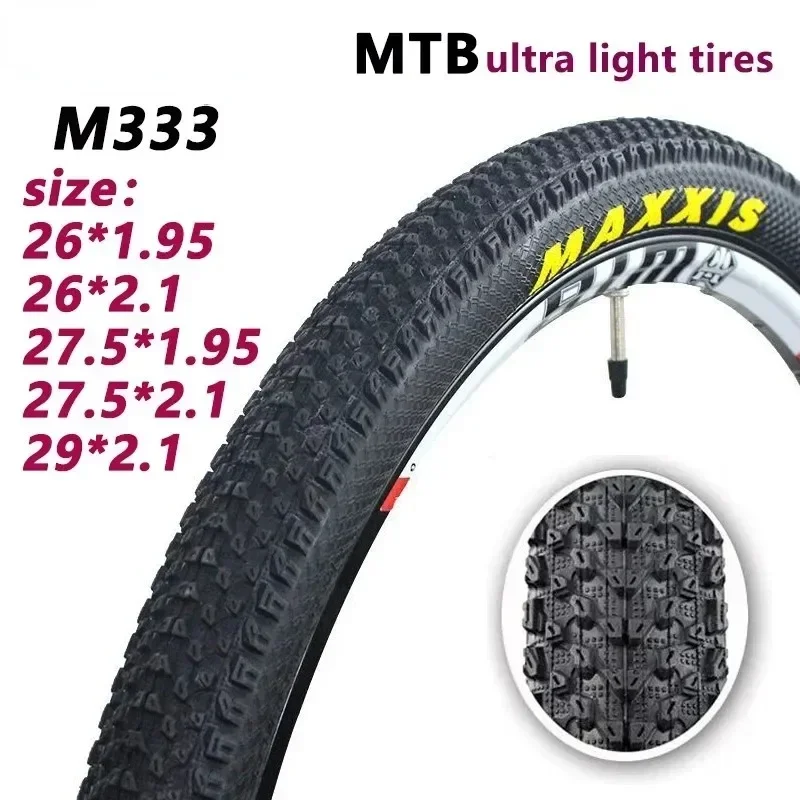 MAXXISM 333 PACE Mountain Bike Tire Ultra Light Stab Resistant Tires 26/27.5/29 inch x 1.95/2.1er for MTB off-road