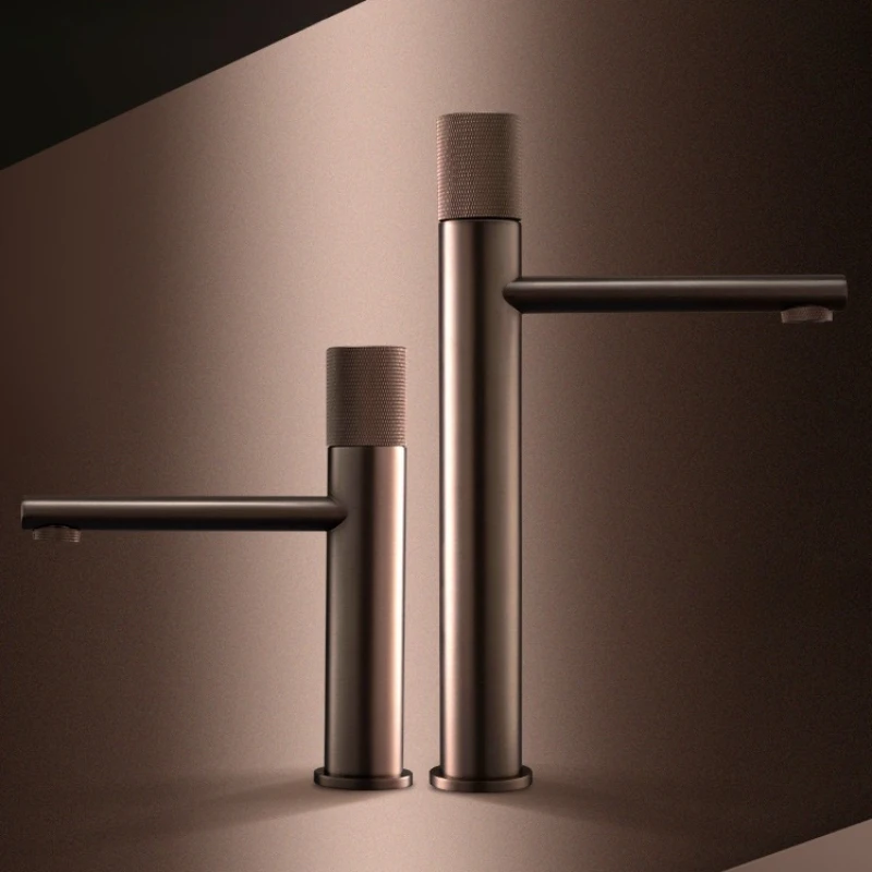 

All-copper bathroom basin, Nordic industrial style