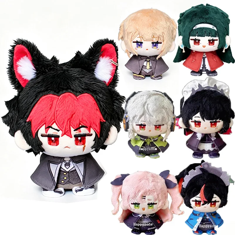 10cm Zenless Zone Zero Plush Toy Komano Manato Ukinami Yuzuha Evelyn Chevalier Anby Demara Plush Dolls Bag Pendant Keychain Gift