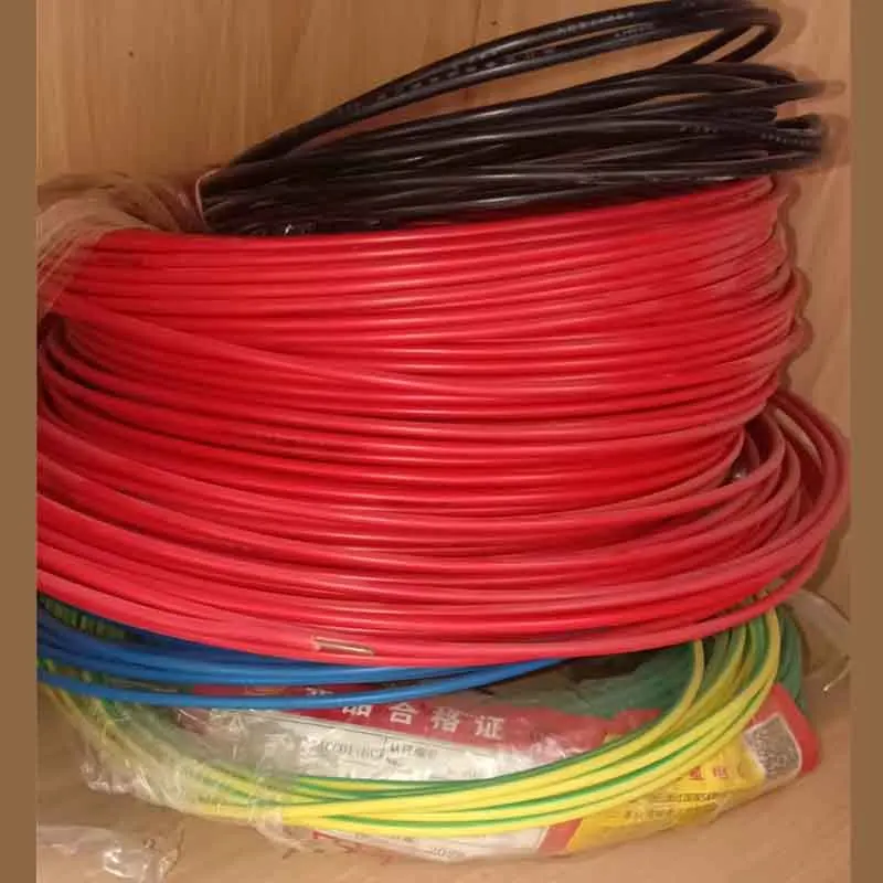 12AWG Single Core Wires Electric Hard Copper Cable PVC Insulated Electrical House Wiring 2.5mm2 Building Cord For Clearance Sale