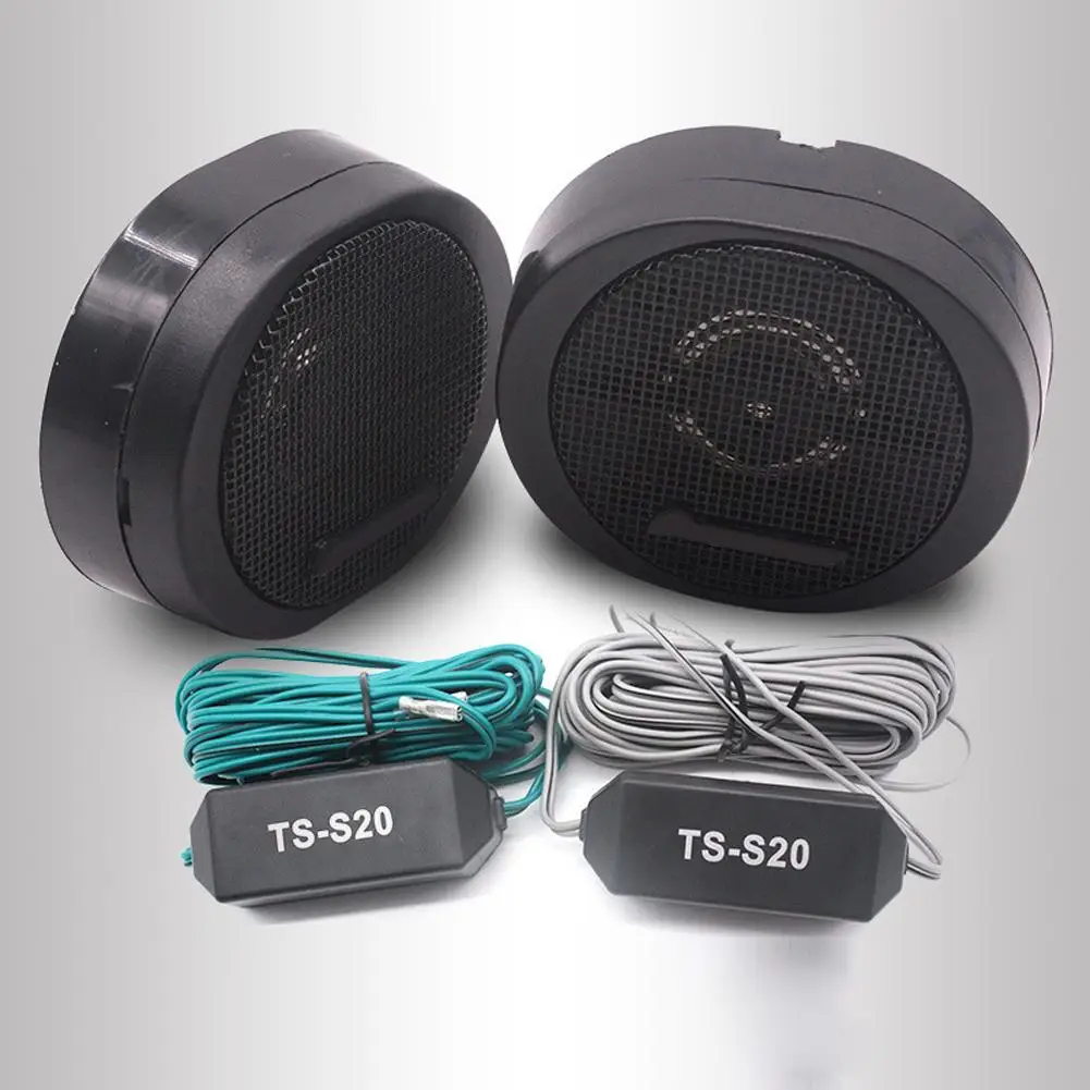 Tweeter S20 para coche, altavoz modificado de Audio para puerta delantera, piezas de repuesto, altavoces incorporados, resolución fuerte, 1 par