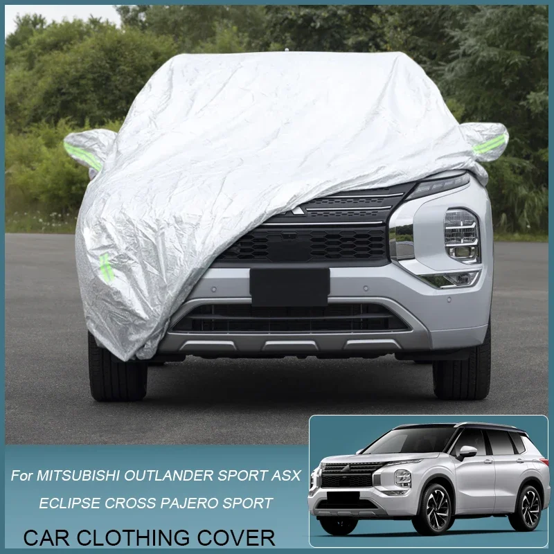 

Full Car Cover Rain Frost Snow Dust Waterproof Protect Cover For Mitsubishi ASX Outlander Sport Eclipse Cross Outlander Pajero