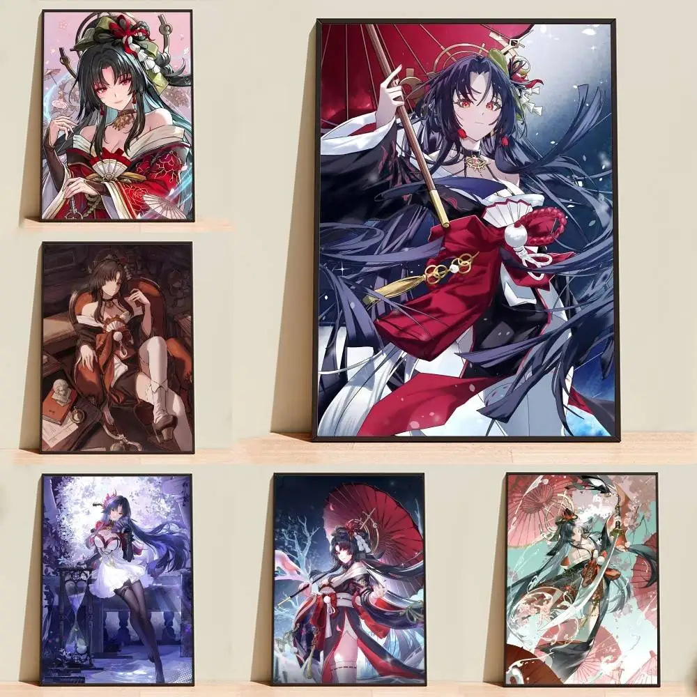 Shopkeeper H-Hotori Game NTE Poster Self-adhesive Waterproof Paper Sticker Coffee House Bar Room Wall Decor