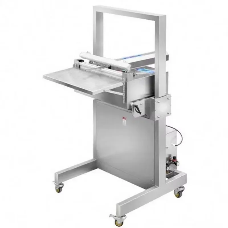 for External Vacuum Heat Sealing Fiber Packaging Machine 45 Degree Tilt Type Mixed Gas Ratio Adjustable Packaging Bag Vacuum