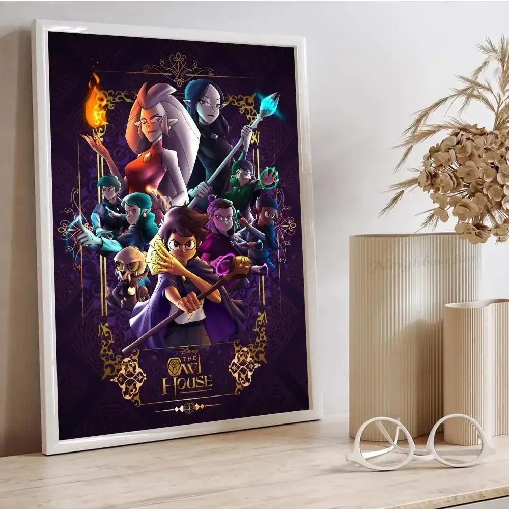 1pc The Owl House Disney Classic Movie Poster HD Posters Home Room Bar Cafe Decor Art Wall Painting Picture