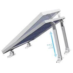 Adjustable Photovoltaic Support 36cm-68cm Solar Panel Bracket Aluminum Alloy Solar Holder End Clamp For Flat Roof Mounting