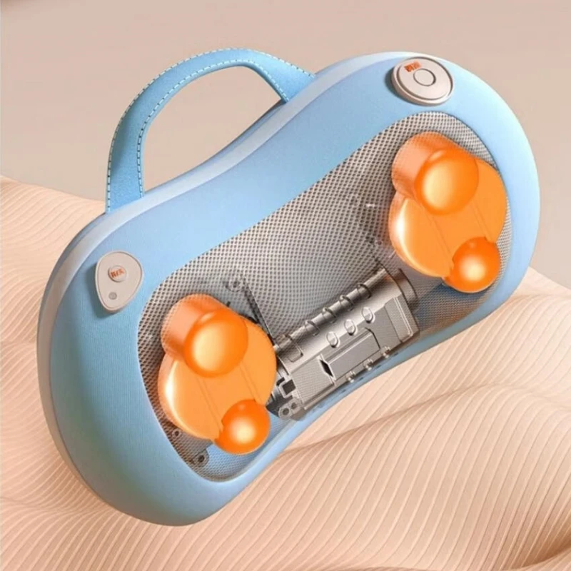 

Электрическая беспроводная массажная подушка для автомобиля и дома - массажер с подогревом, шиацу, разминающий, для шеи, ног и шейного отдела позвоночника