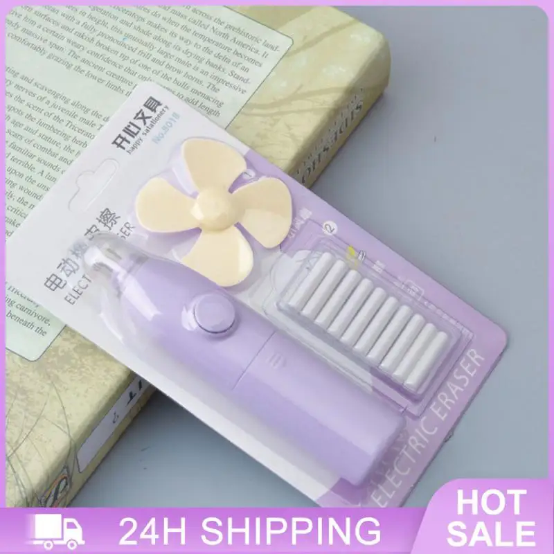Penghapus otomatis inovatif efisiensi tinggi Motor penghapus kartun alat gambar penghapus lukisan tekstur lembut portabel tahan lama