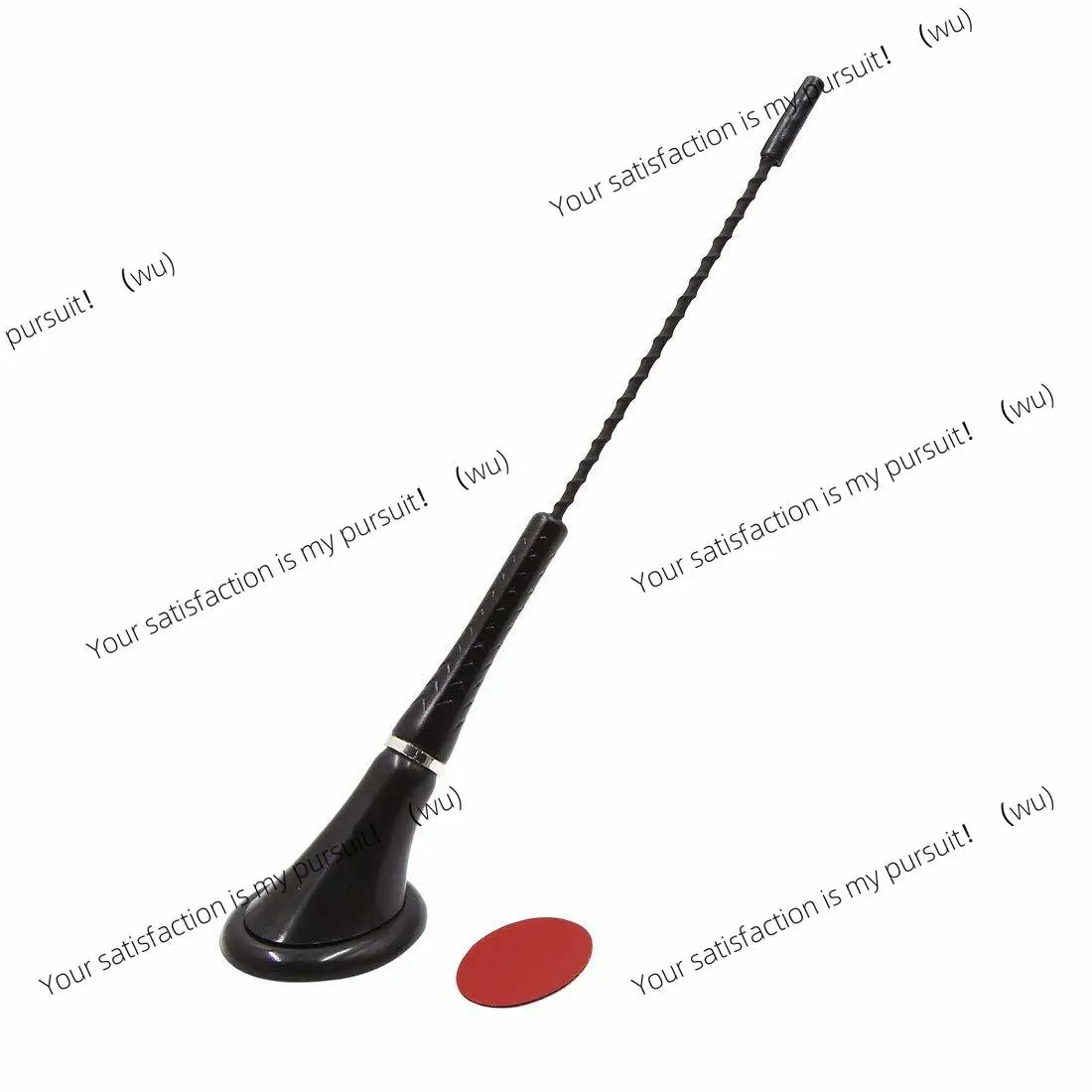 Roof antenna decoration 21/23/24/30/37cm black adhesive base external radio signal air decoration antenna