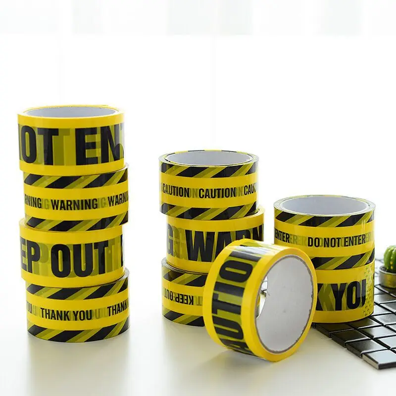 Caution Keep Out Tape Construction Site Warning Line Yellow Construction Vehicle Party Decorations Kids Birthday Party Supplies