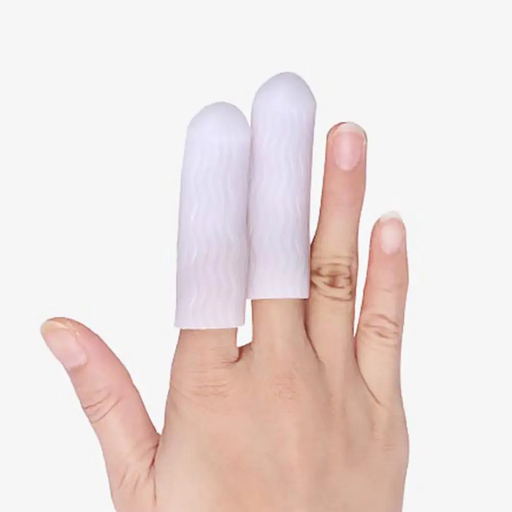 

7Pairs Finger Protectors Reusable Heat Resistant Non-Slip Finger Covers for Ironing Hot Glue Knitting Sewing Craft Use Durable