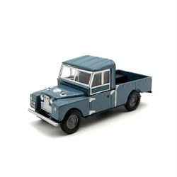 1:76 Scale Diecast Alloy Land Rover 109 Transport Vehicle Pickup Truck Model Classic Adult Collection Toys Gifts Static Display