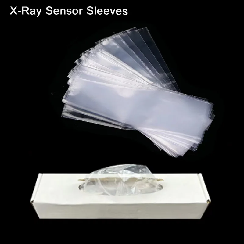 

500pcs/Box Disposable Dental Material Poly For X-Ray Sensor Sleeves Protective Film Cover Plastic Dust-proof Bag Dentist Supplie