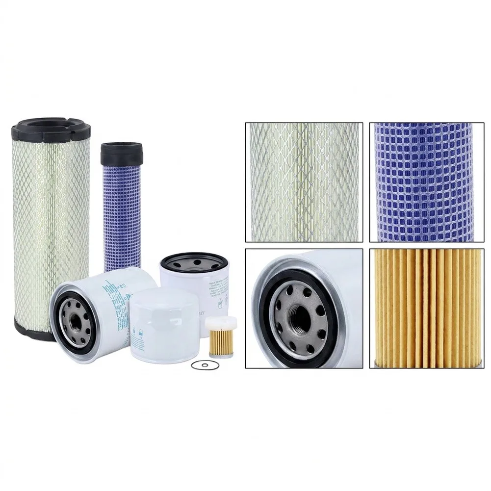 Fuel Air Oil Filters Engine Maintenance Kit For Seasonal Engine Checkup Comprehensive Filtration System Improves Fuel Efficiency