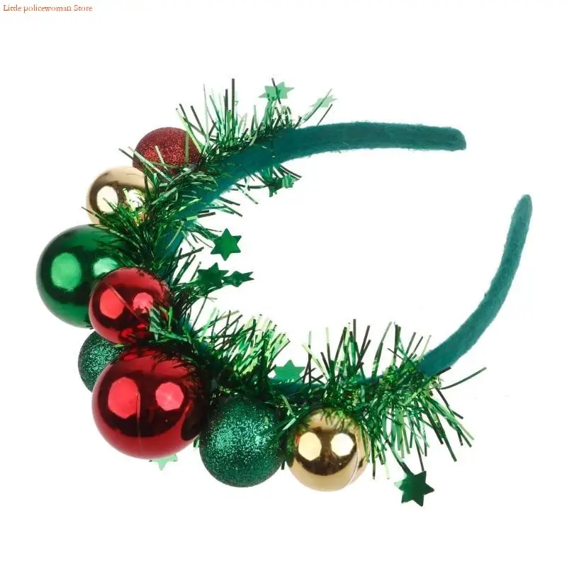 F92D Colorful Hair Hoop for New Year Party Celebration Festive Hairband Headdress