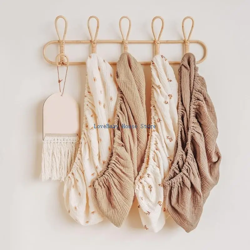 BX0D Seprai Keranjang Bayi Bersirkulasi Buaian Dapat Dilepas Seprai Pas Penutup Matras Pengganti