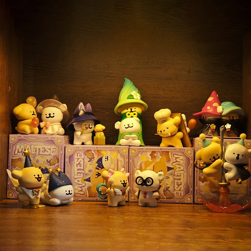 

Мальтийская волшебная серия Seekers, слепая коробка, кавайная мальтийская фигурка, сумка-сюрприз, милая собака, аниме-фигурка, загадочная коробка, игрушки, подарки