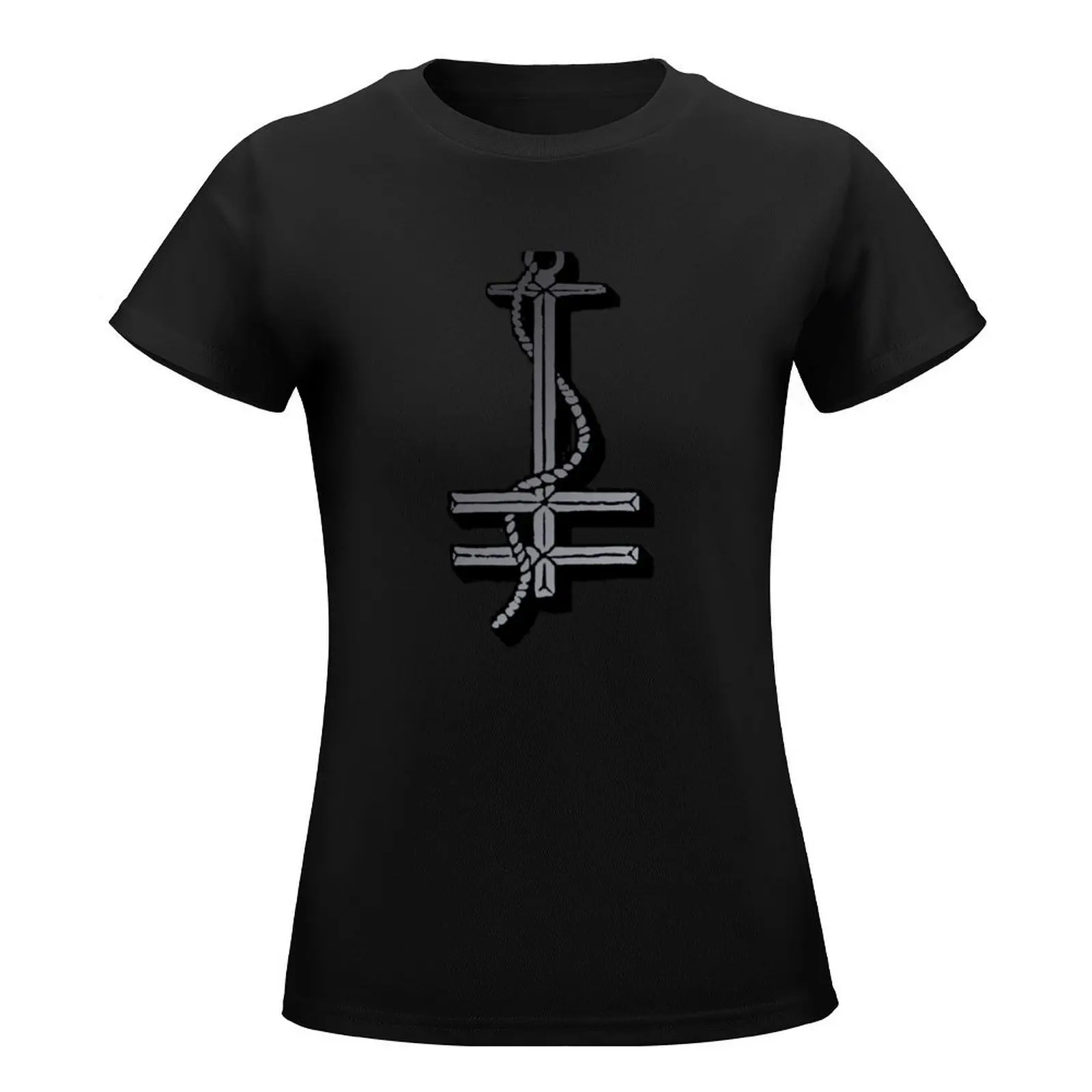 Anchor - Cross T-Shirt new edition funny funny t shirts for Women