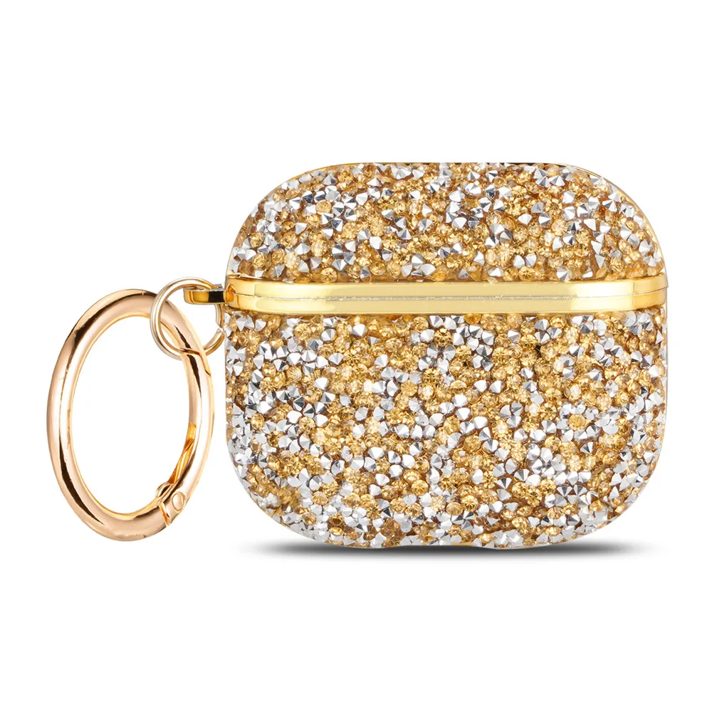 Luxury Bling หูฟังไร้สายบลูทูธสําหรับ Apple AirPods Pro 4 AirPods Pro AirPods 1 2 3 Pro2 Capa Airpods3 กรณี