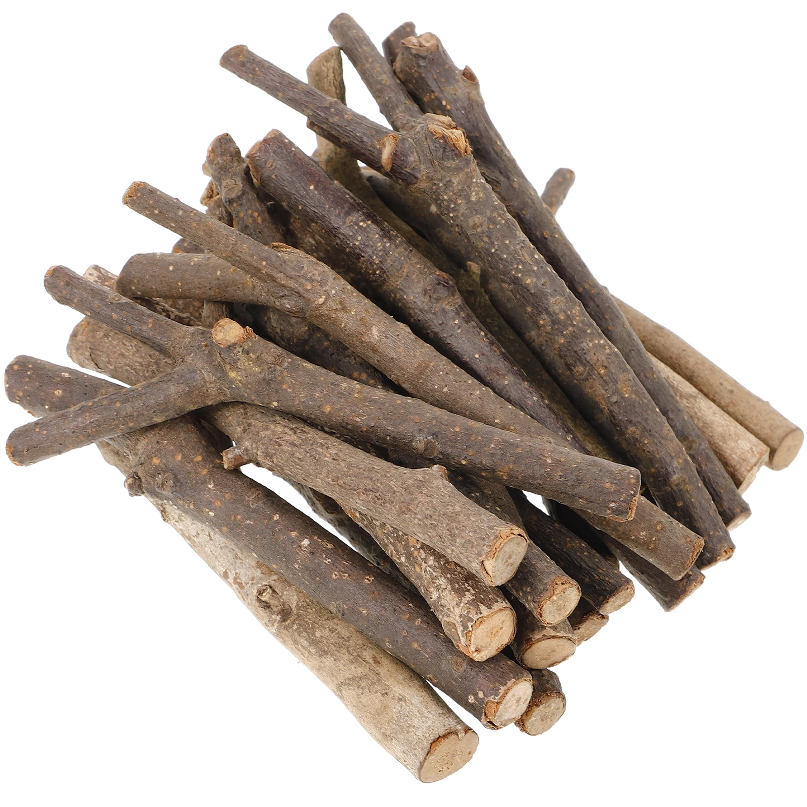 

20 Pcs Wood Chips Branch Material Natural Twigs Sticks Craft Projects DIY Making Accessories Sewing Tools Wooden Craftsticks