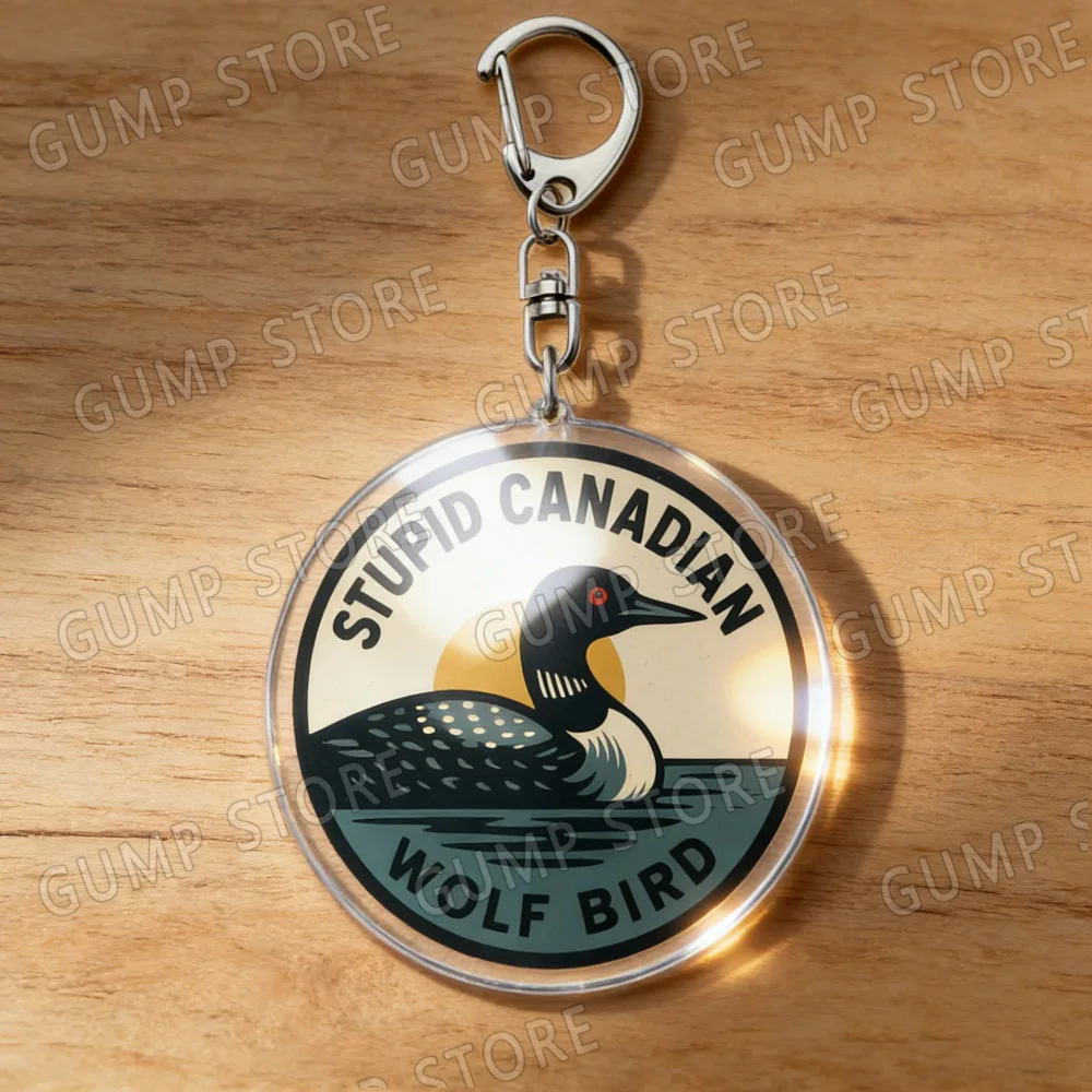 Fashion Heated Rivalry Canadian Wolf Bird /8124 / Hollander Rozanov / I'm Coming To The Cottage / We Didn't Even Kiss Keychain