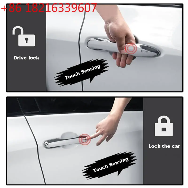 TAO silvery Sensor Handle Intelligent Door Handle Modification Keyless entry For Toyota Camry 18-2022 Xv70 V70 70 for prius xw50