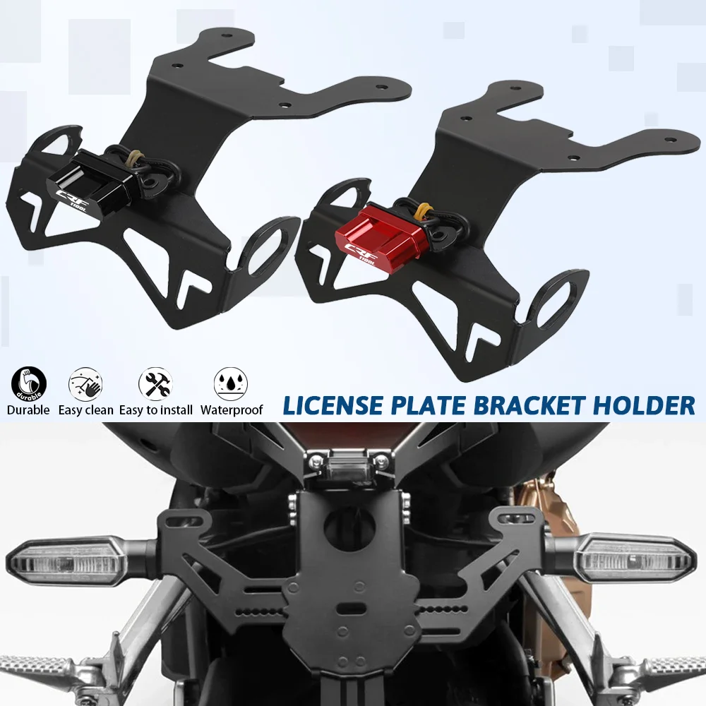 

2022 2023 CRF1100L Africa twin Motorcycle License Plate Holder For Honda CRF1100L Africa Twin/DCT/ES/Adventure Sports 2020-2021